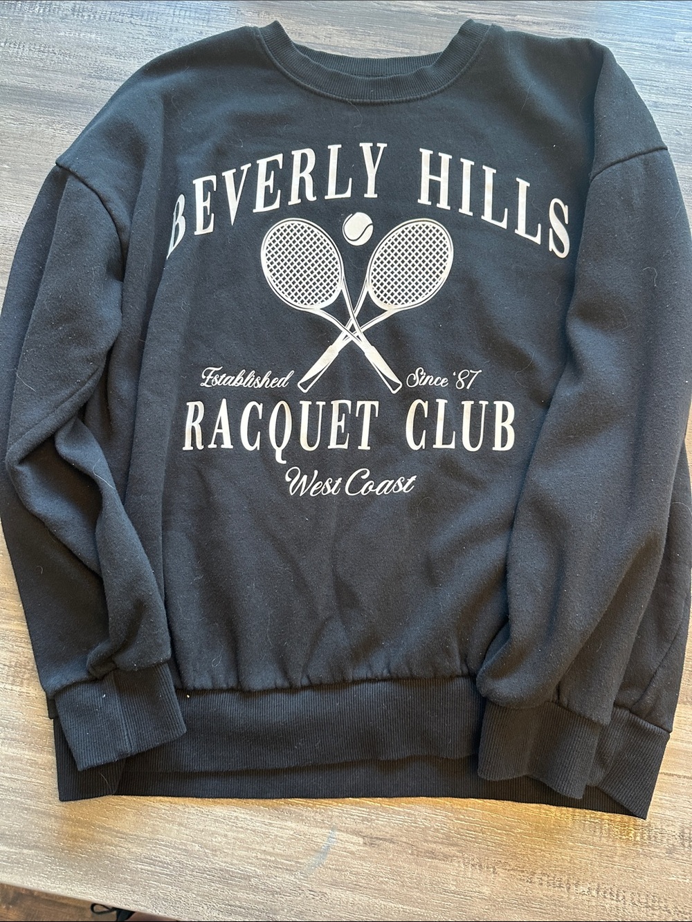 Women’s Black Graphic Sweatshirt